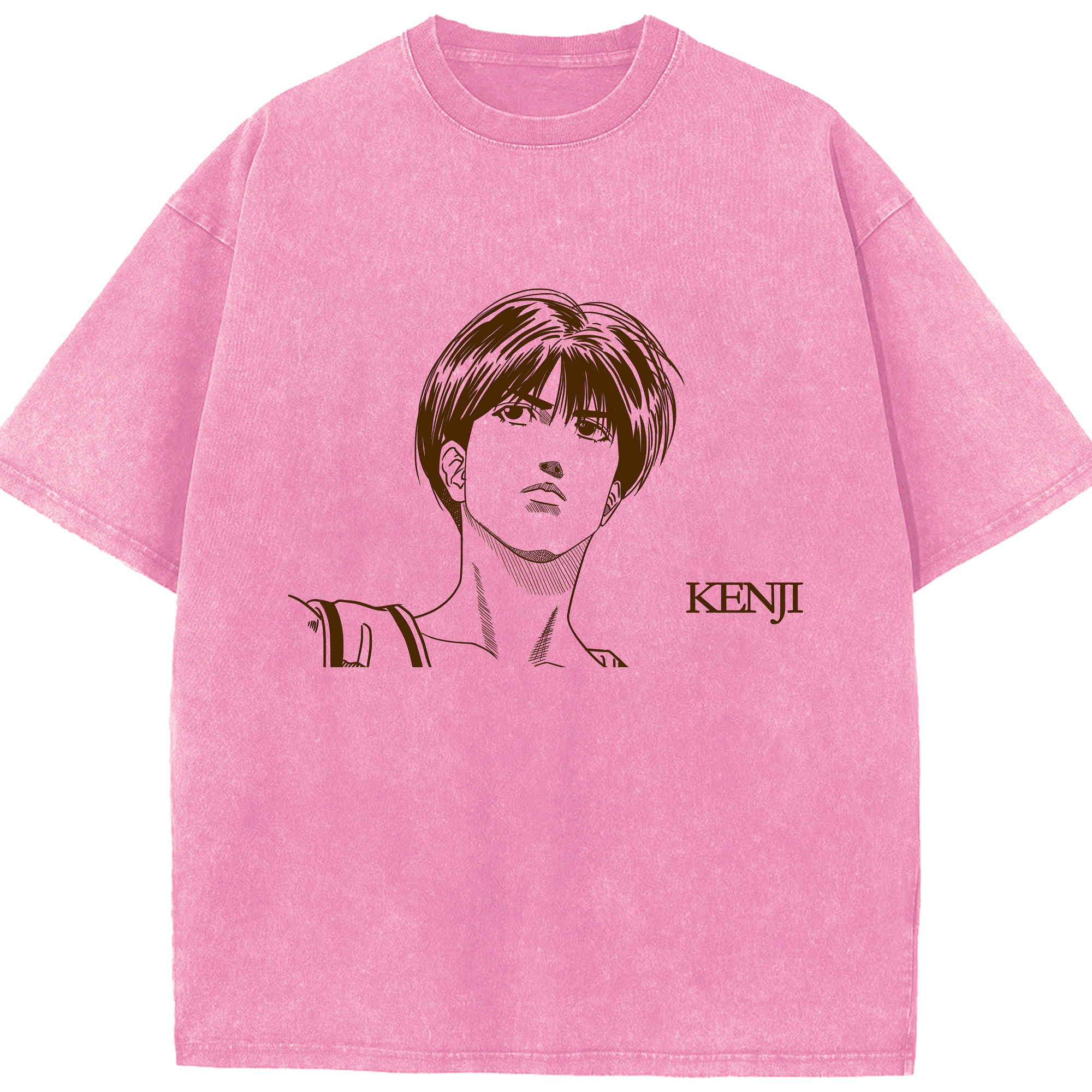 （画像用） SLAM DUNK／スラムダンク 綿100% ヴィンテージ風 半袖Tシャツ（フロントプリント）